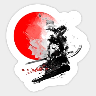 Japanese Warrior Sticker